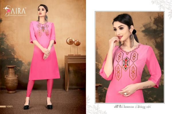 Saira Sakhi 1 Designer Cotton Embroidery Kurti 